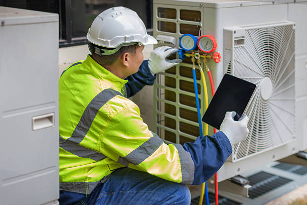 Professional Hvac technician working in Avon, NC